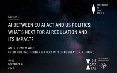 Generative AI Talk Series Session 3 – The impact of the EU AI Act and the 2024 US elections on global AI policy