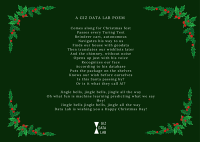 Season’s Greetings from the GIZ Data Lab 2022